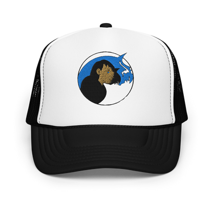 Ki Cap in Black White Black - front view